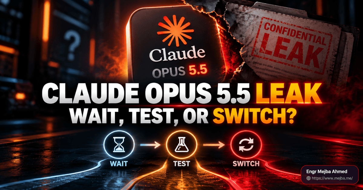 Claude Opus 5.5 Leak: Wait, Test, or Switch Now?