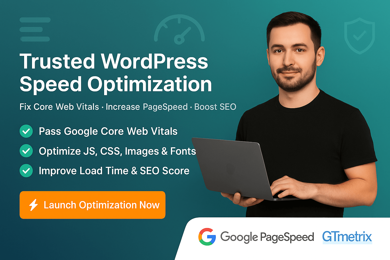 I will optimize wordpress speed and fix core web vitals for higher google ranking