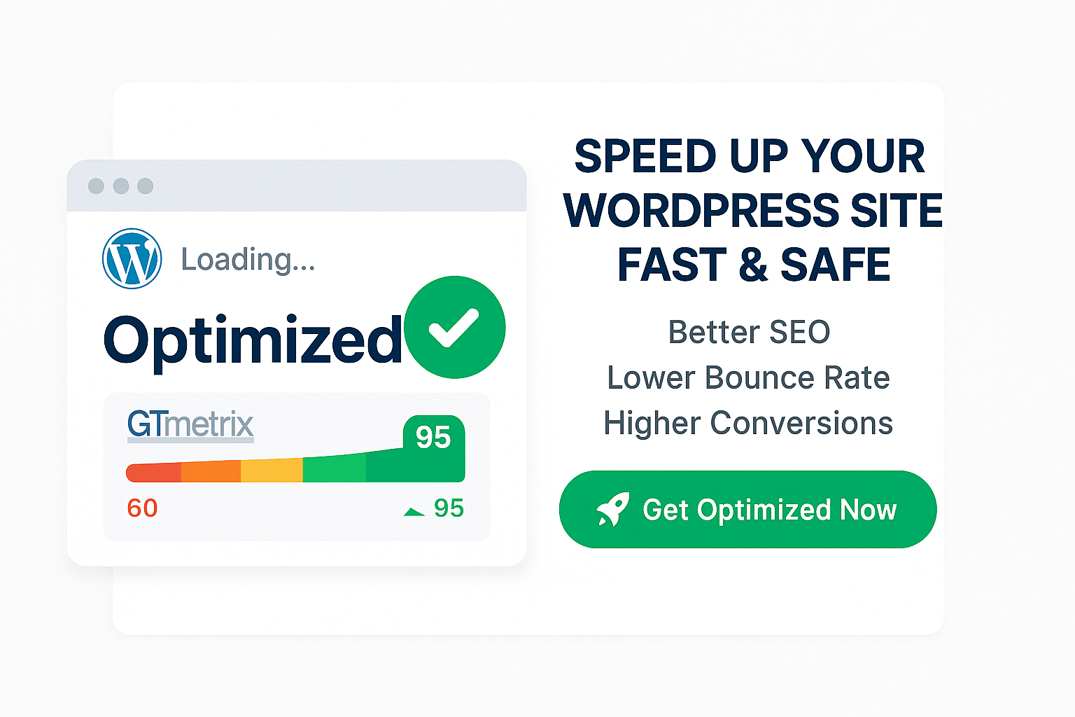You will get Speed Up Your WordPress Site for Better SEO & Conversions
