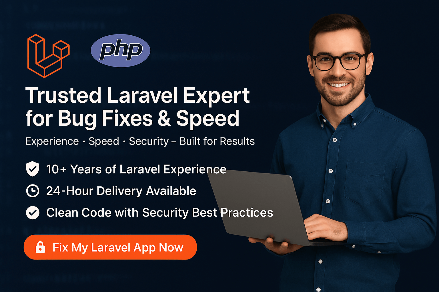 I will fix laravel bugs and optimize performance as your PHP developer