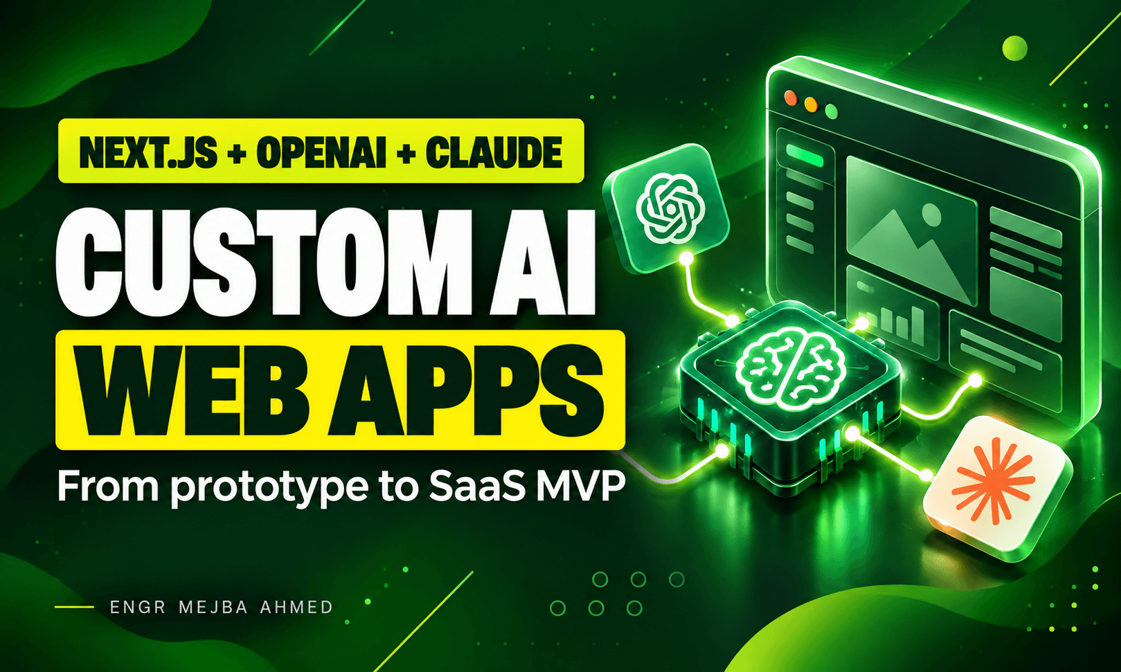 Custom AI Web App & SaaS MVP — Next.js, OpenAI & Claude - 1