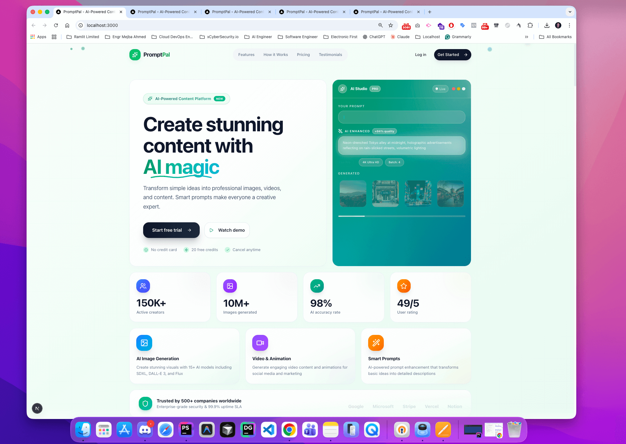 PromptPal - AI-Powered Content Creation Platform