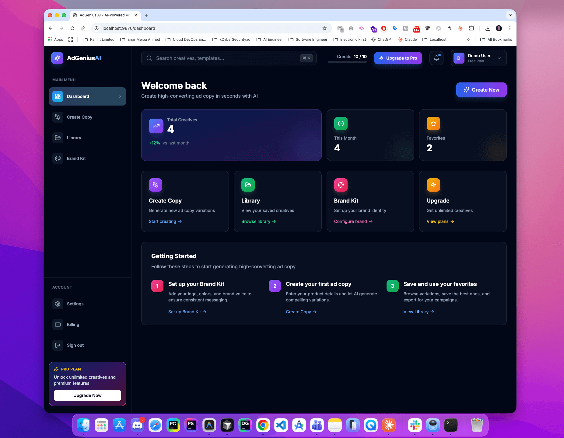 AdGenius AI - AI-Powered Ad Copy Generation Platform  