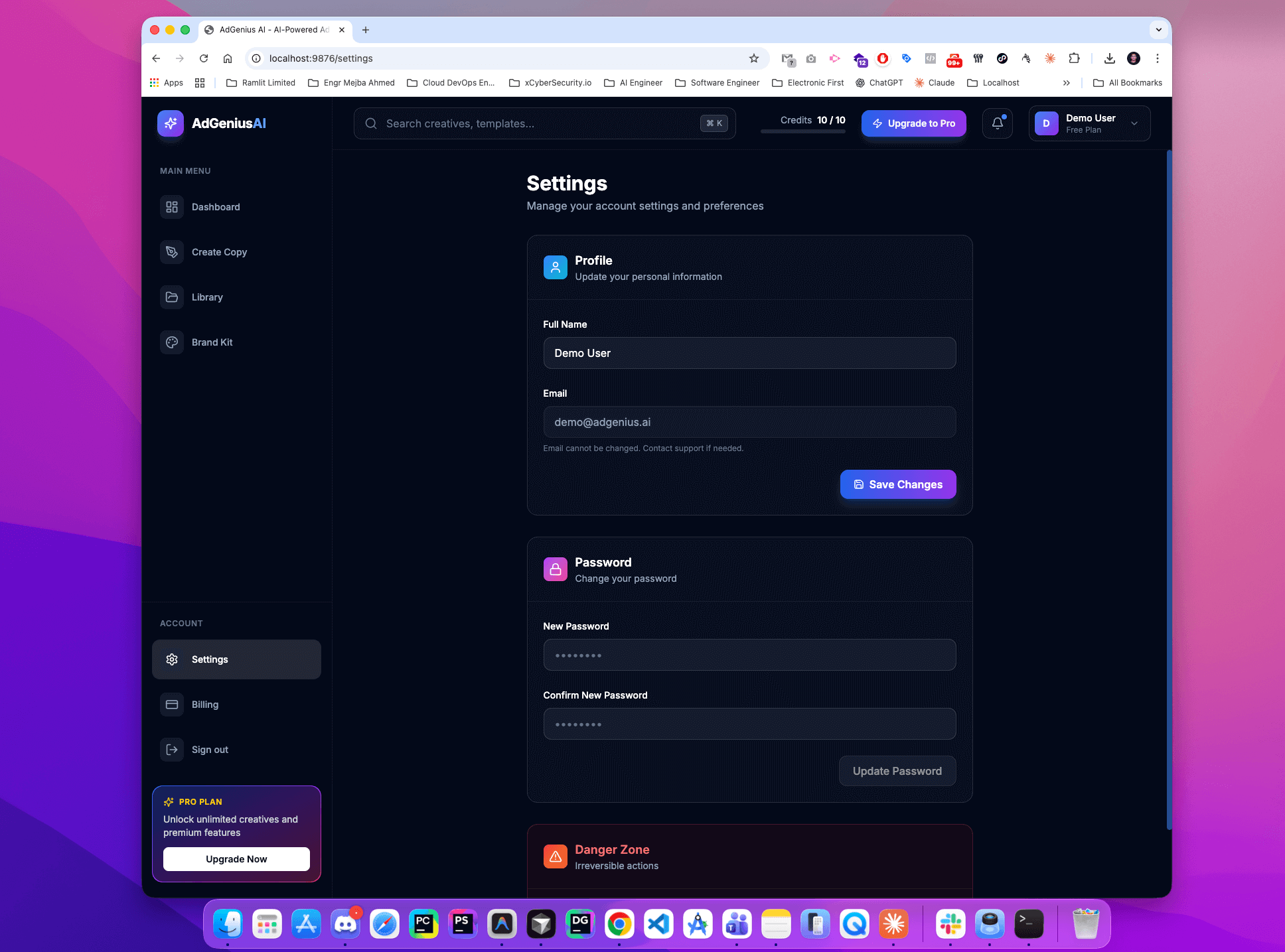 AdGenius AI - AI-Powered Ad Copy Generation Platform   - Screenshot 9