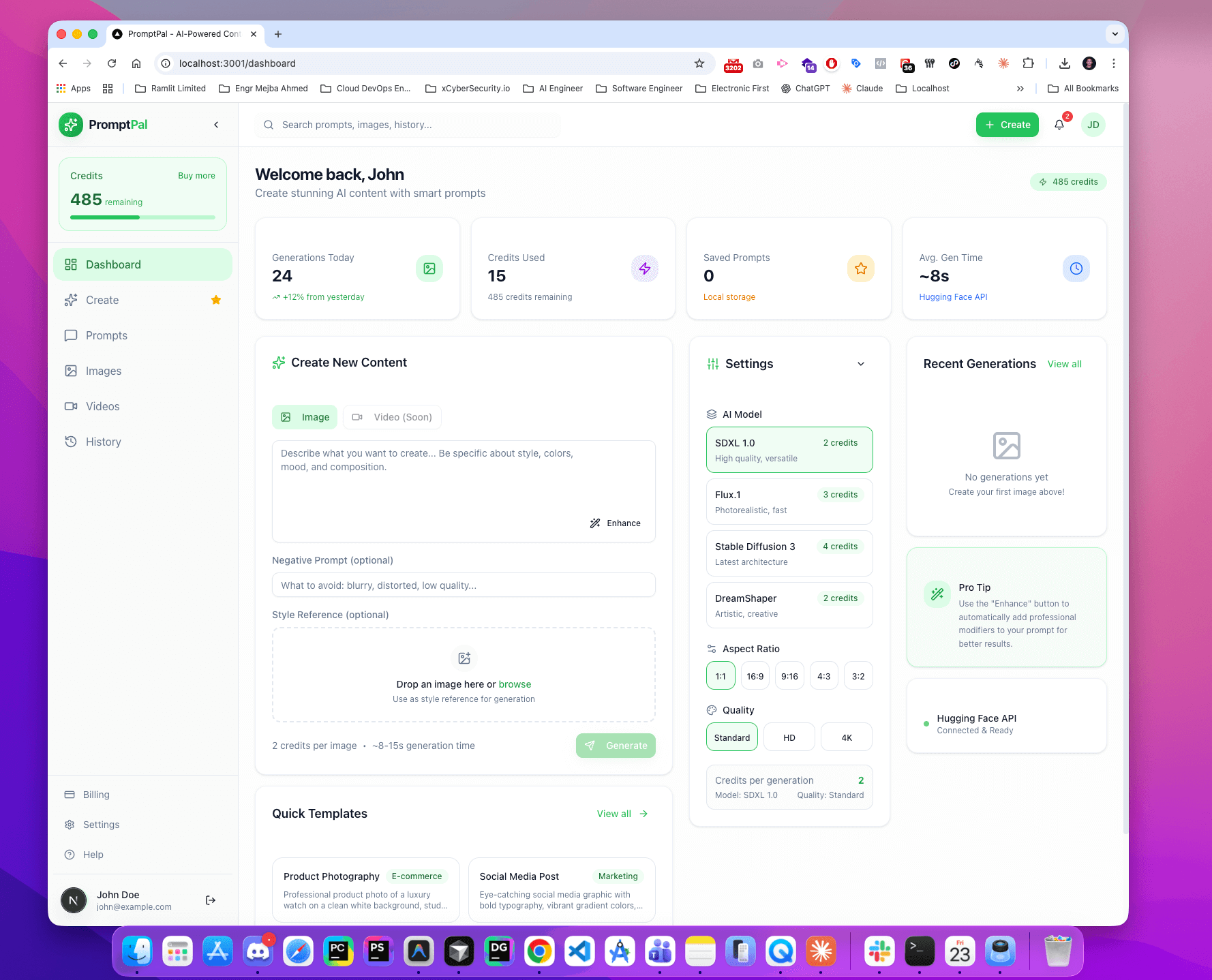 AI-Powered Content Creation Platform - Screenshot 2