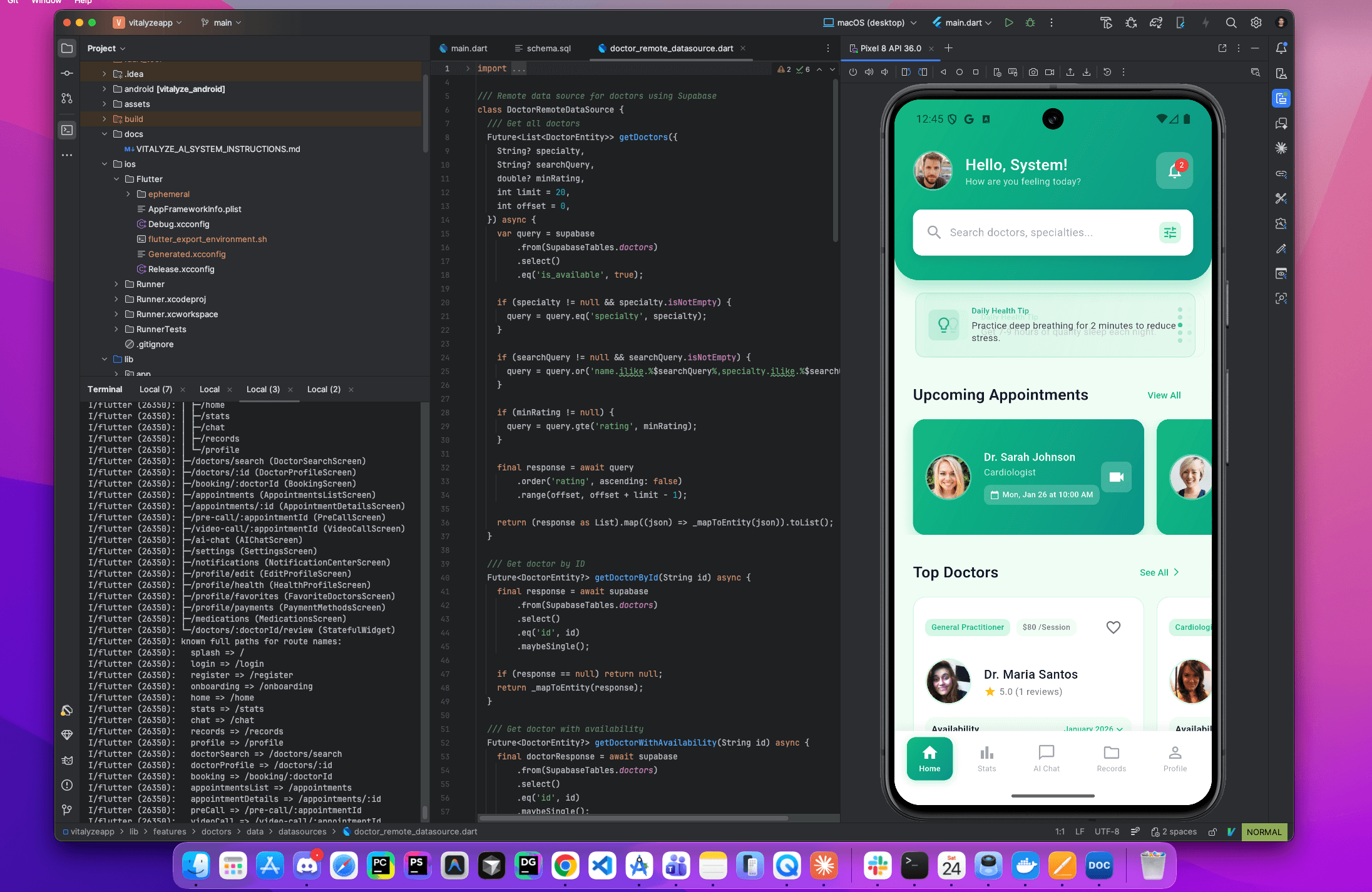 Building an AI-Powered Healthcare App from Scratch | Flutter + Firebase + Claude AI - Screenshot 2