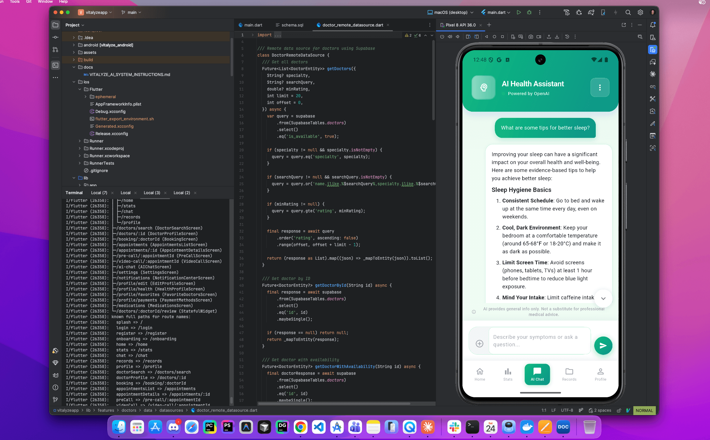 Building an AI-Powered Healthcare App from Scratch | Flutter + Firebase + Claude AI - Screenshot 7