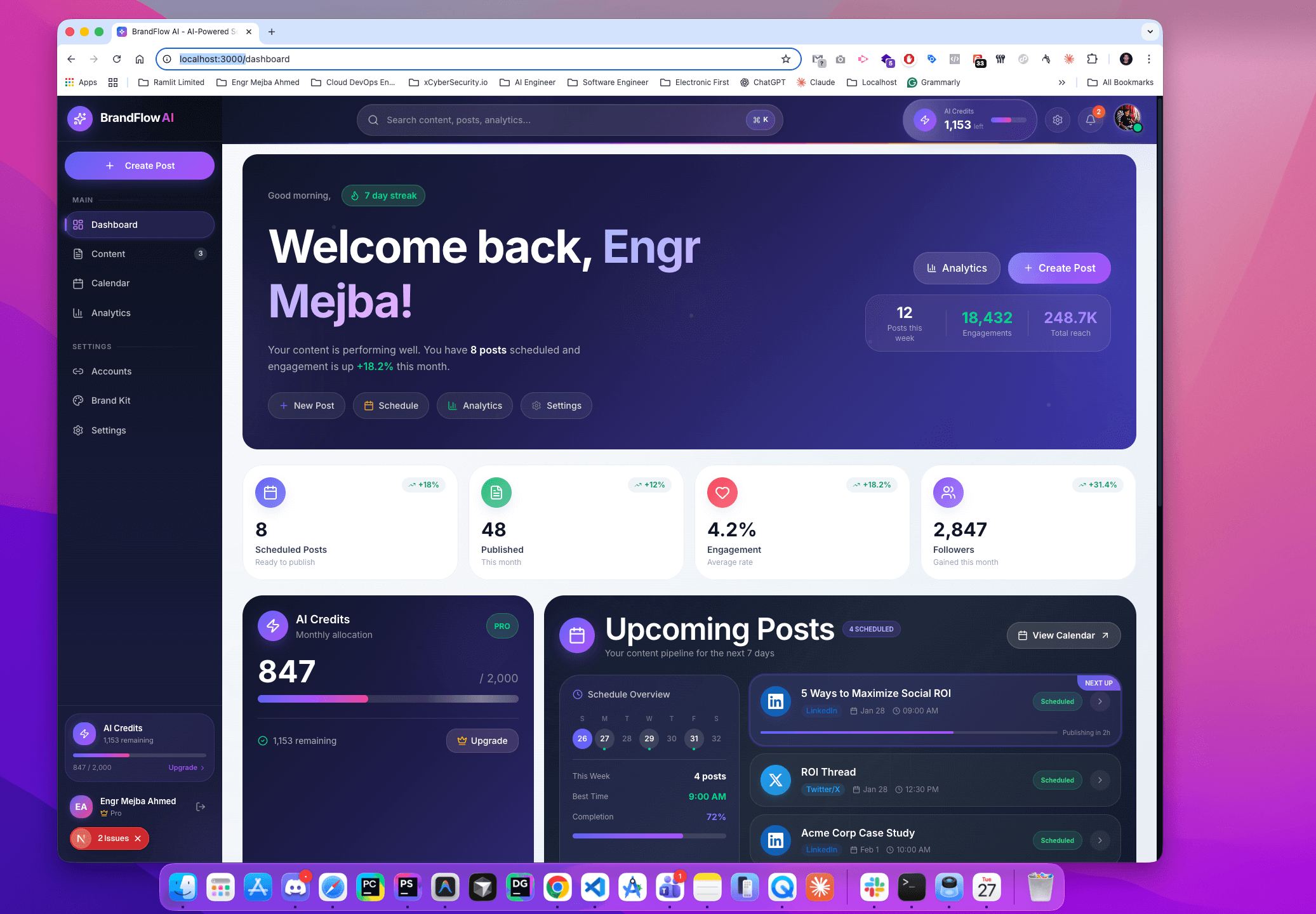  BrandFlow AI - Social Media Automation Platform