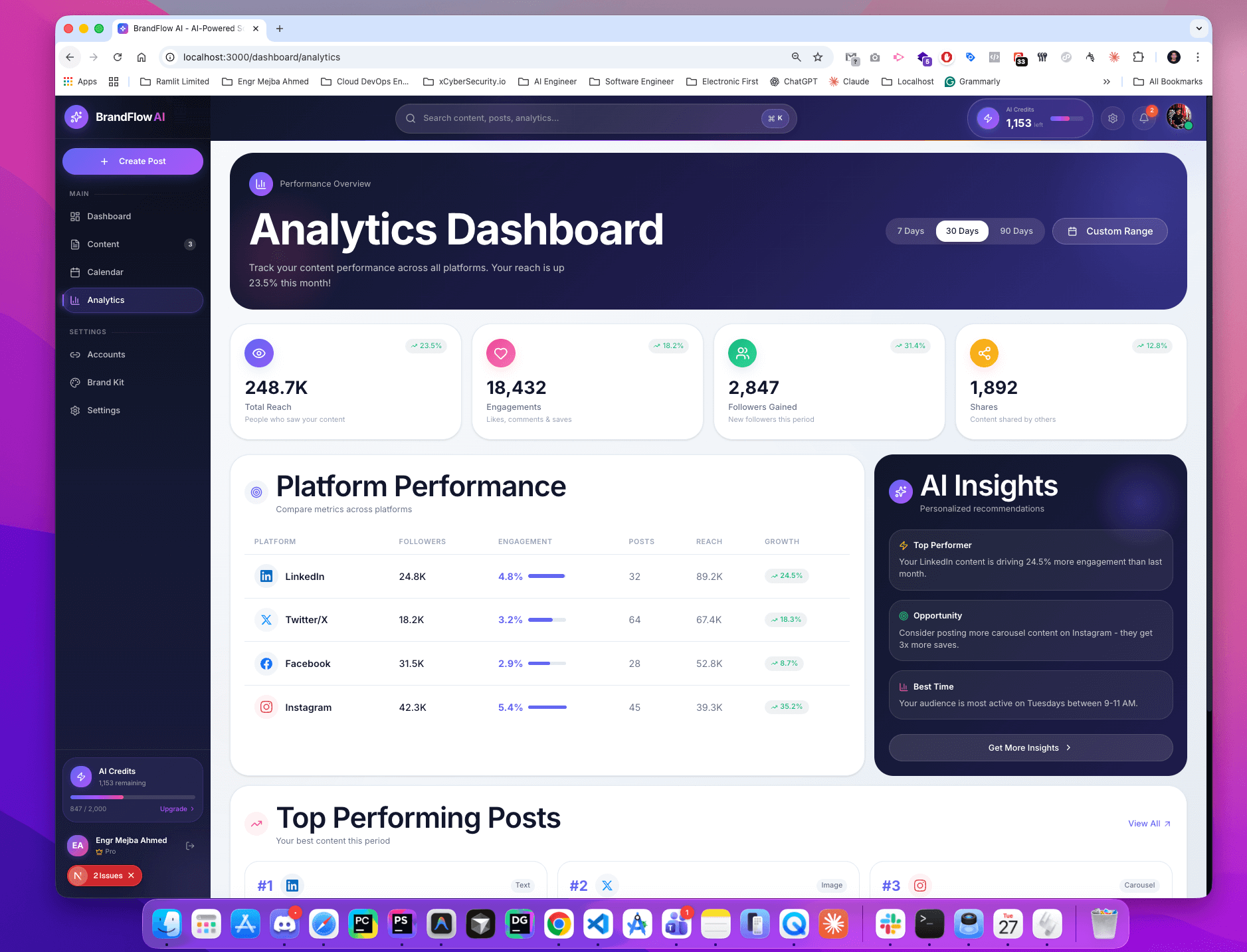  BrandFlow AI - Social Media Automation Platform - Screenshot 8