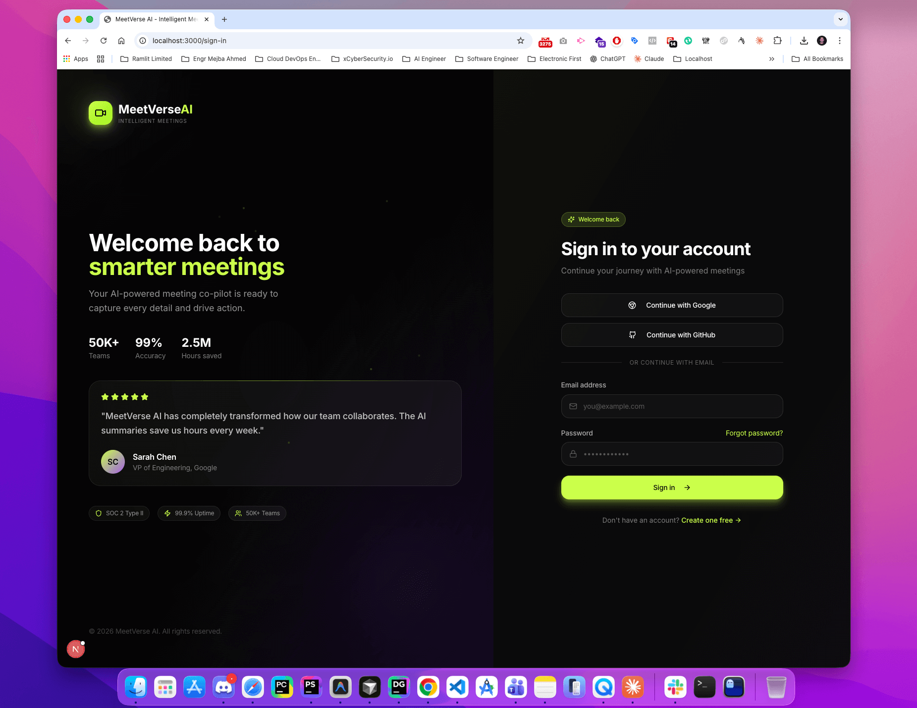 MeetVerse AI — Intelligent Video Conferencing & Meeting Co-Pilot Platform  - Screenshot 3