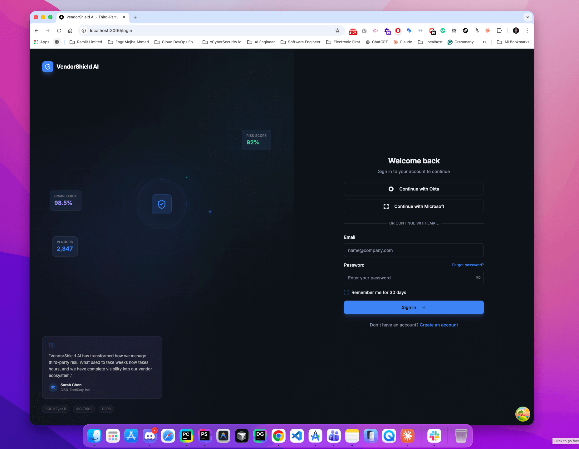 VendorShield AI — Third-Party Risk Management Platform - Screenshot 3