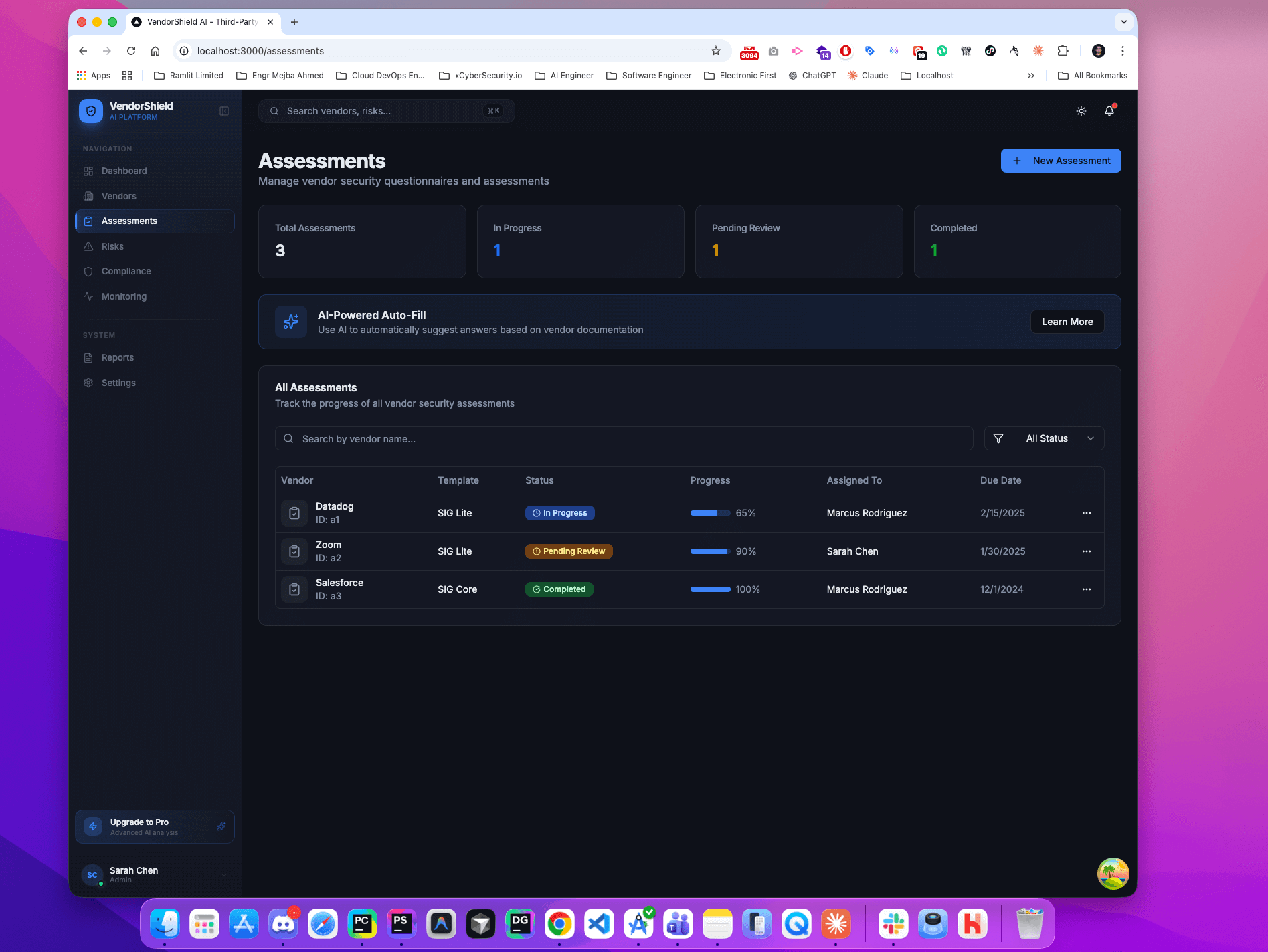 VendorShield AI — Third-Party Risk Management Platform - Screenshot 7