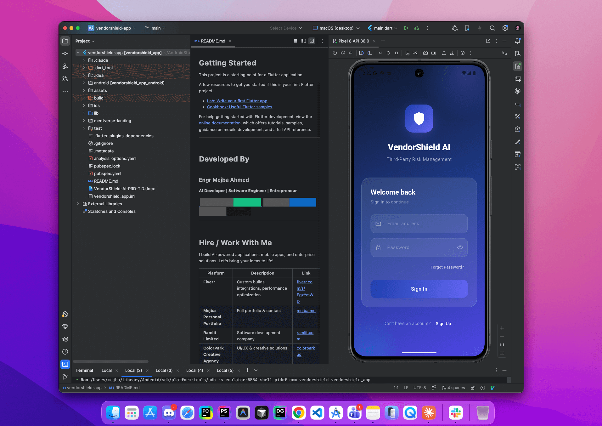 VendorShield AI Mobile Application - Screenshot 2