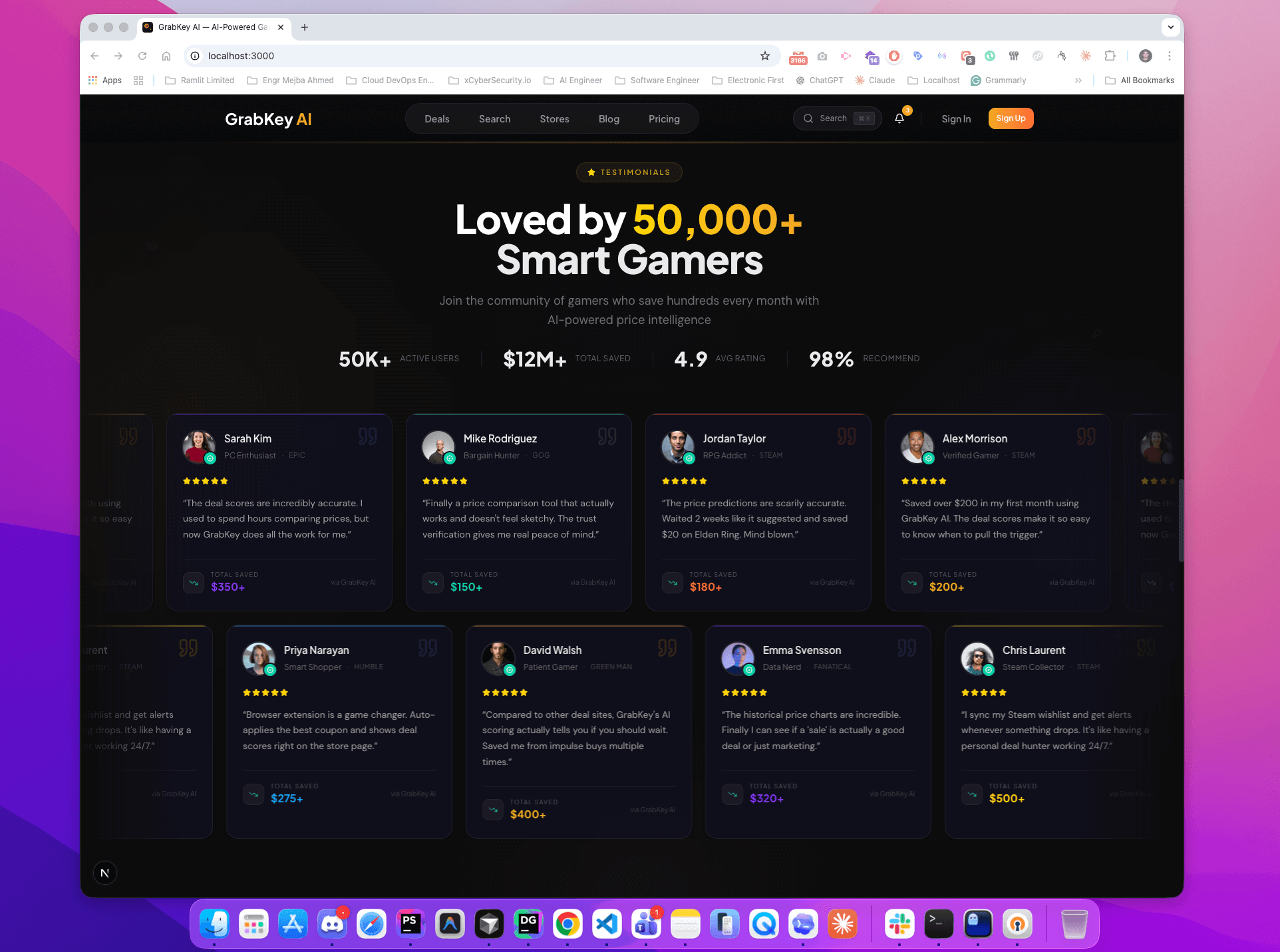  GrabKey AI — AI-Powered Game Key Price Intelligence Platform - Screenshot 2