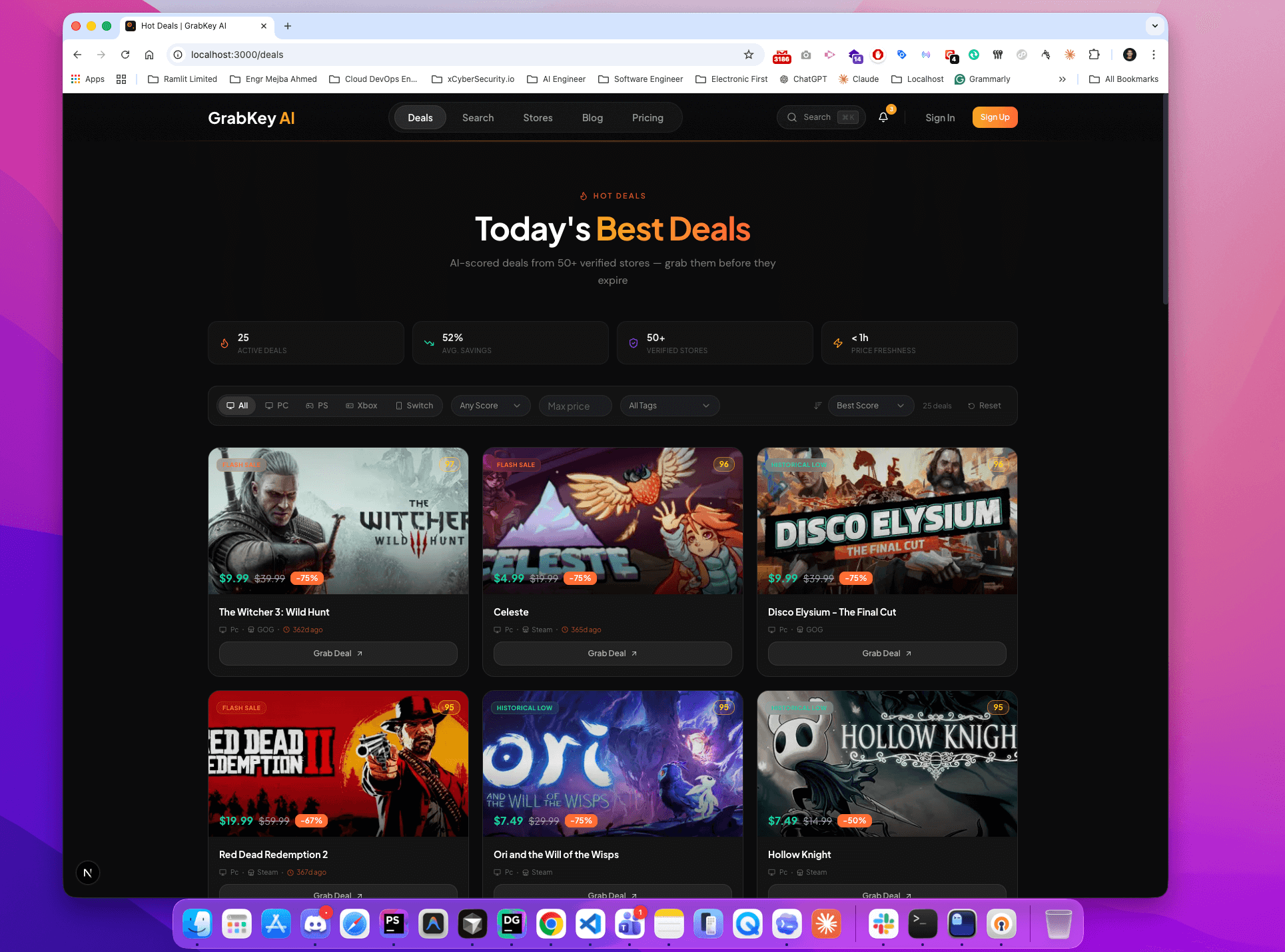  GrabKey AI — AI-Powered Game Key Price Intelligence Platform - Screenshot 4