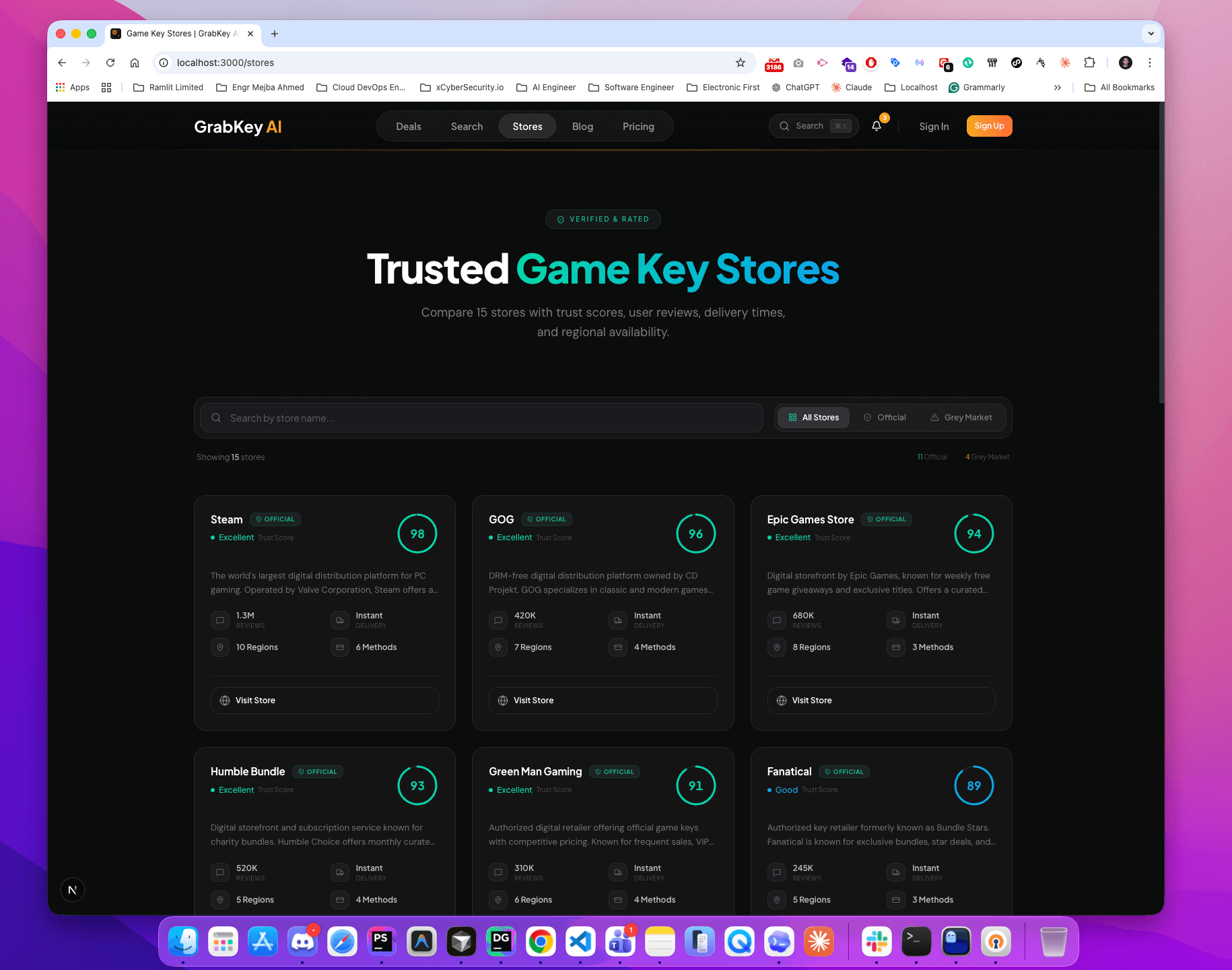  GrabKey AI — AI-Powered Game Key Price Intelligence Platform - Screenshot 10