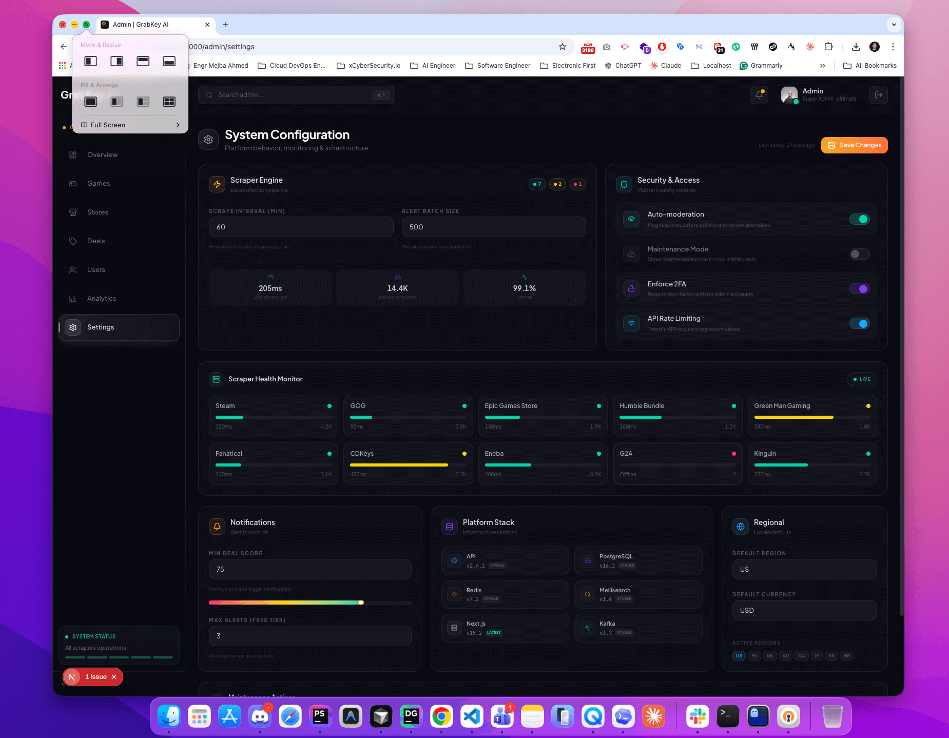 Building the Command Center: GrabKey AI Admin Dashboard - Screenshot 7