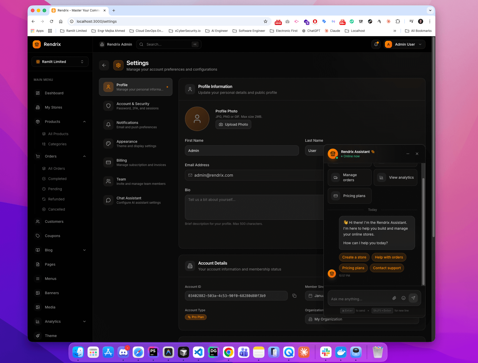 Rendrix - Multi-Tenant E-Commerce Admin Dashboard - Screenshot 11