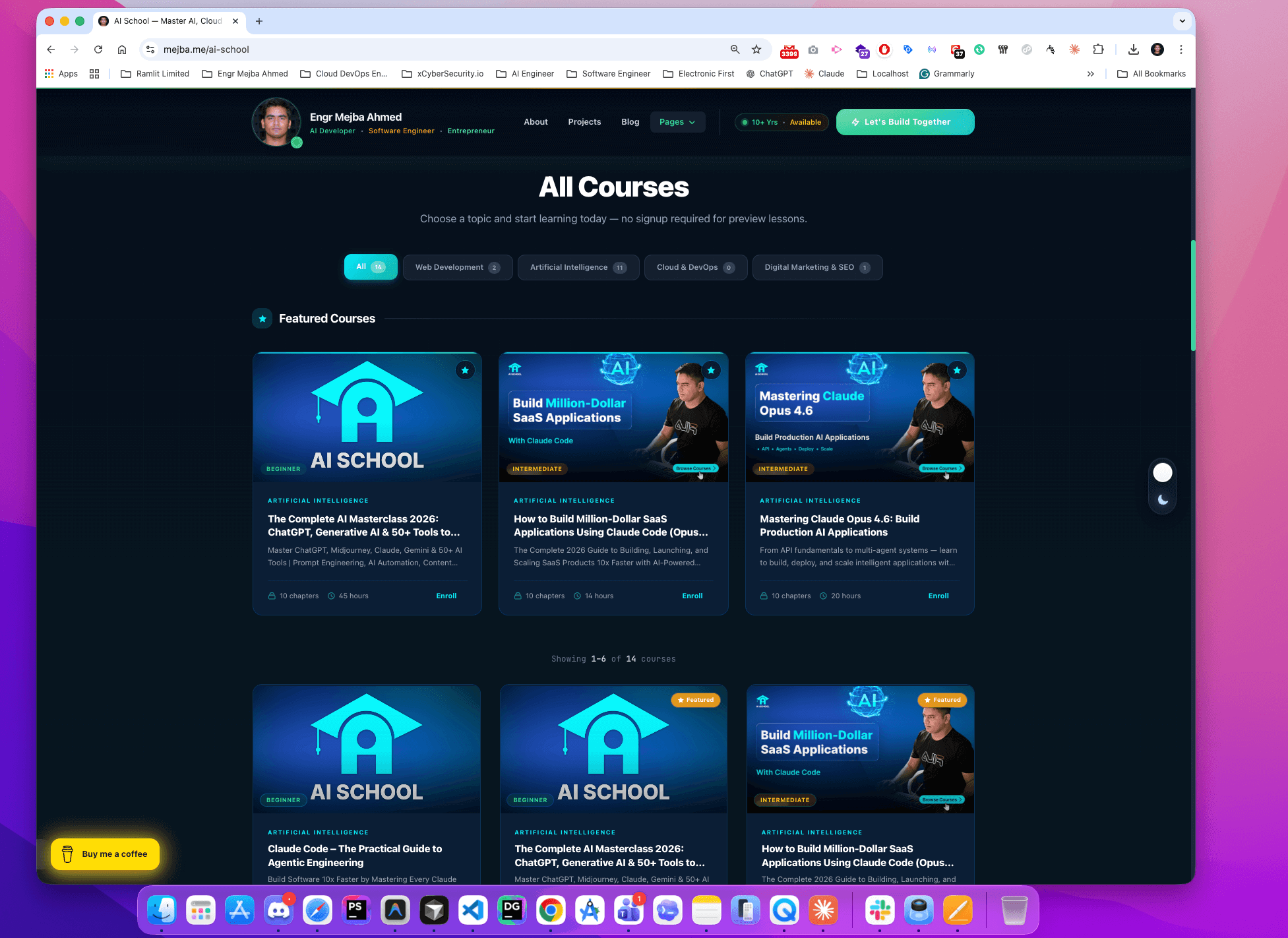 AI School — Master AI, Cloud & Software Engineering - Screenshot 2