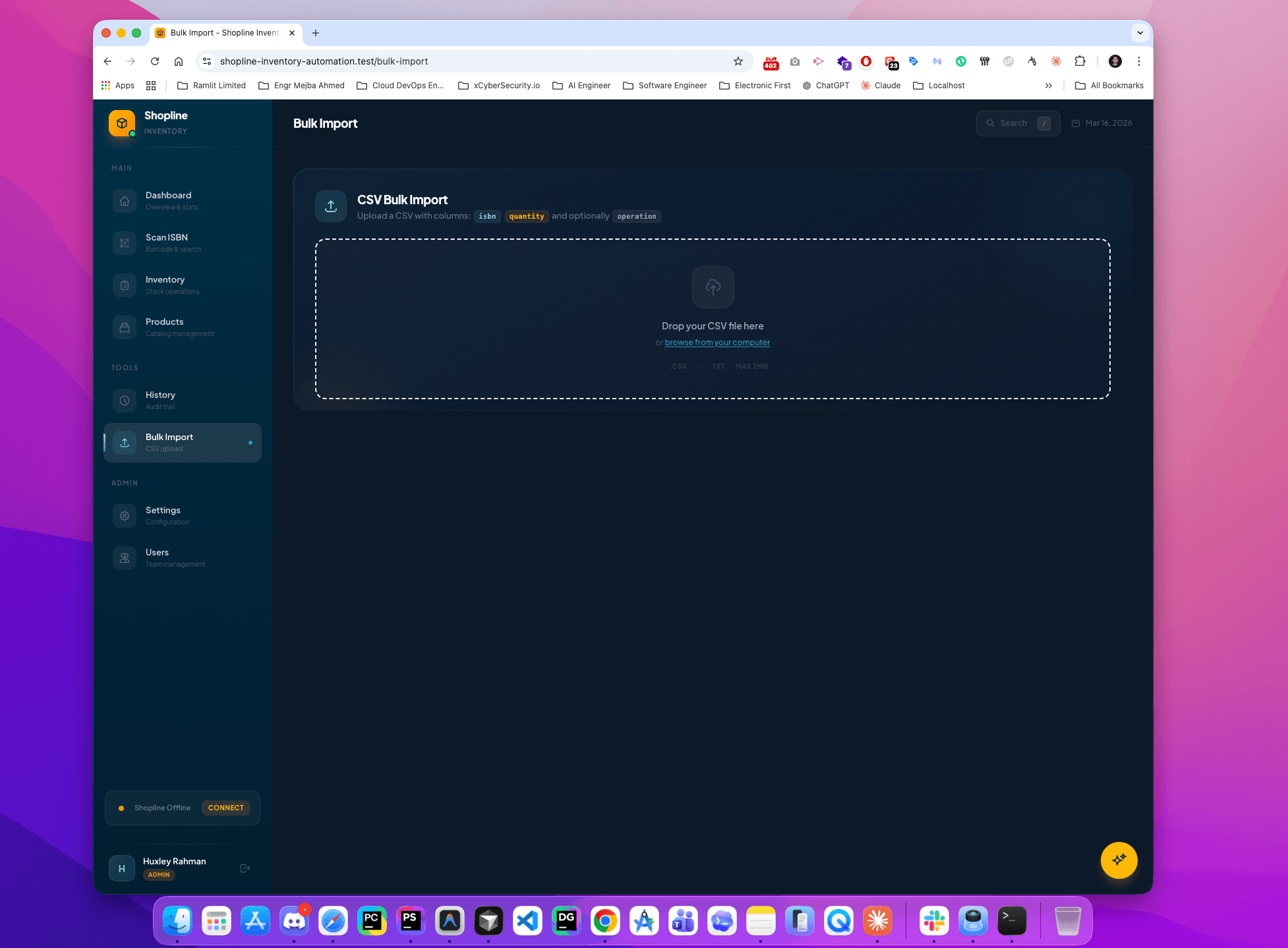 Shopline Inventory Automation System — AI-Powered Book Inventory Management Platform - Screenshot 4