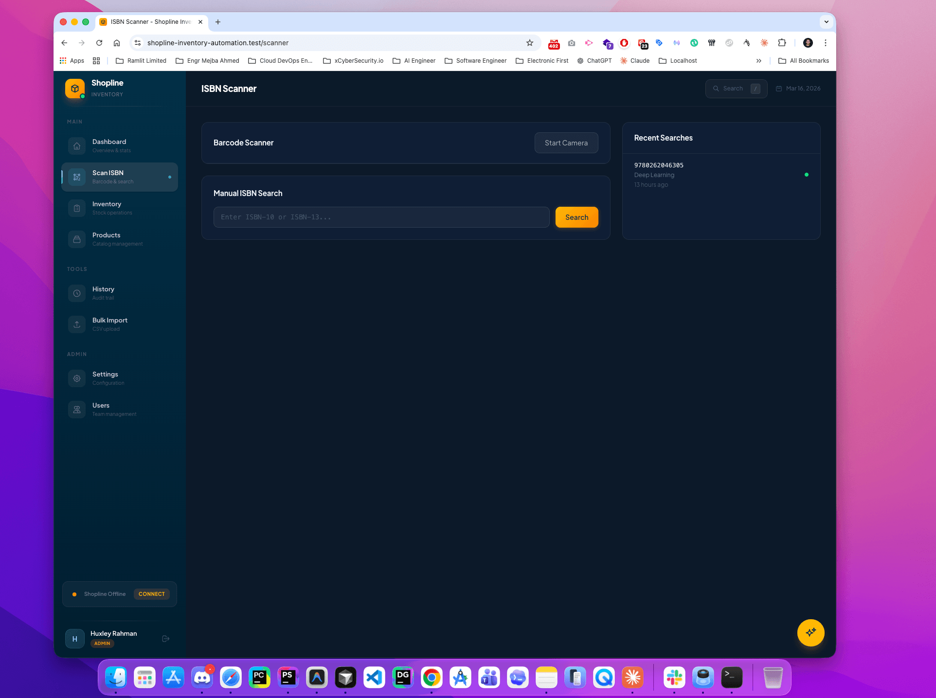 Shopline Inventory Automation System — AI-Powered Book Inventory Management Platform - Screenshot 7