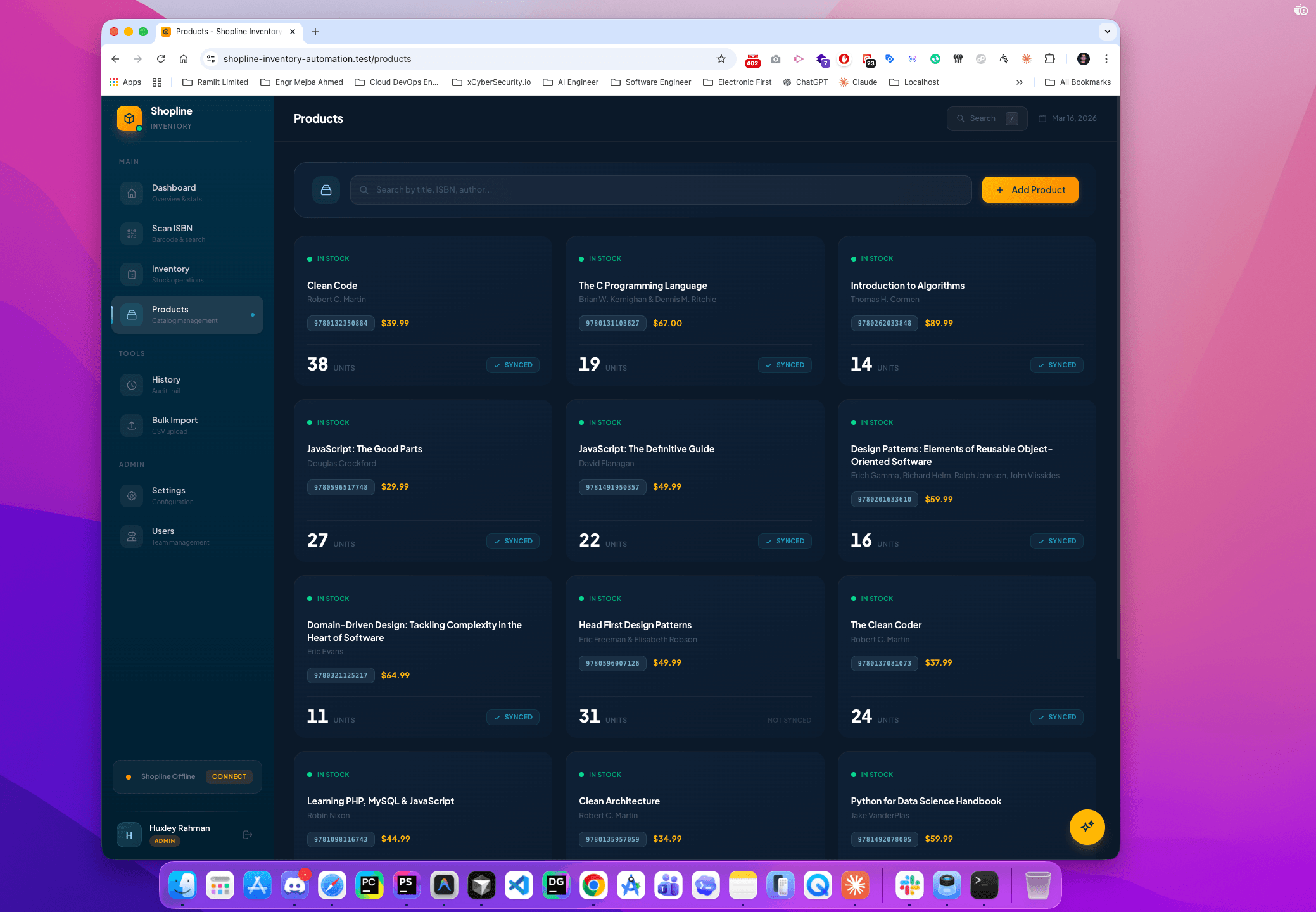 Shopline Inventory Automation System — AI-Powered Book Inventory Management Platform - Screenshot 8
