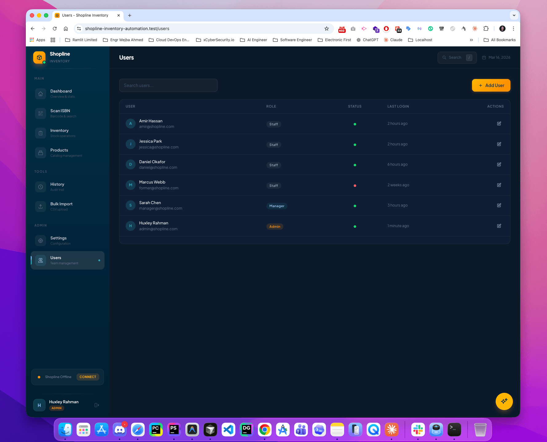 Shopline Inventory Automation System — AI-Powered Book Inventory Management Platform - Screenshot 9