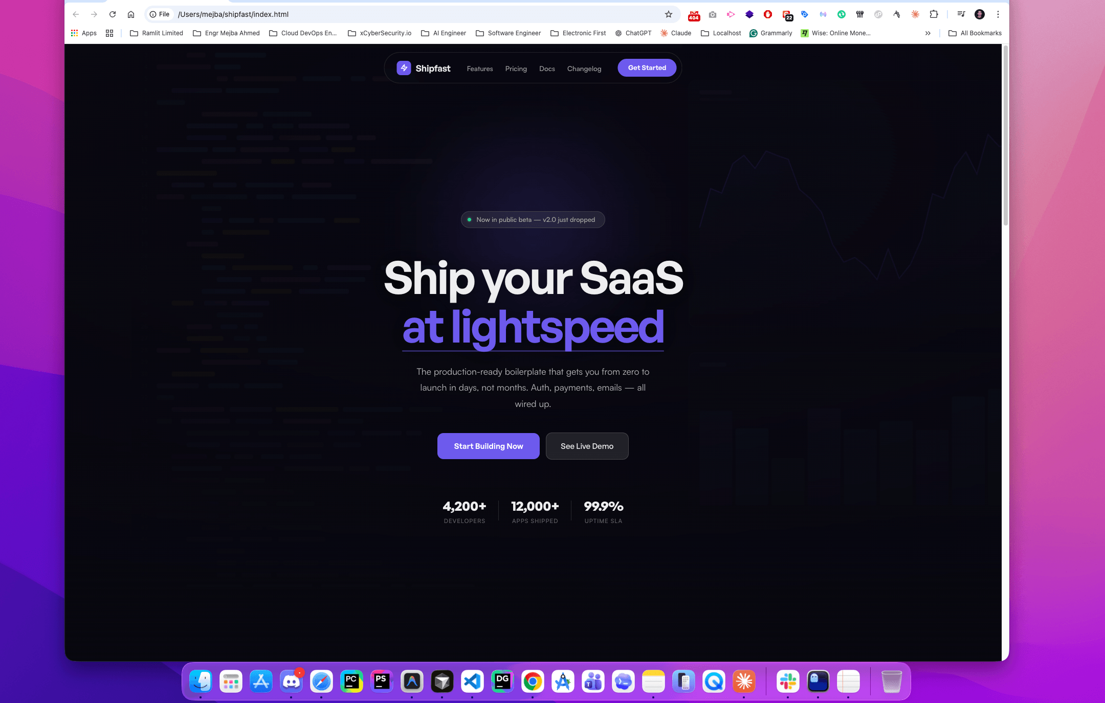 Shipfast — Launch at Lightspeed