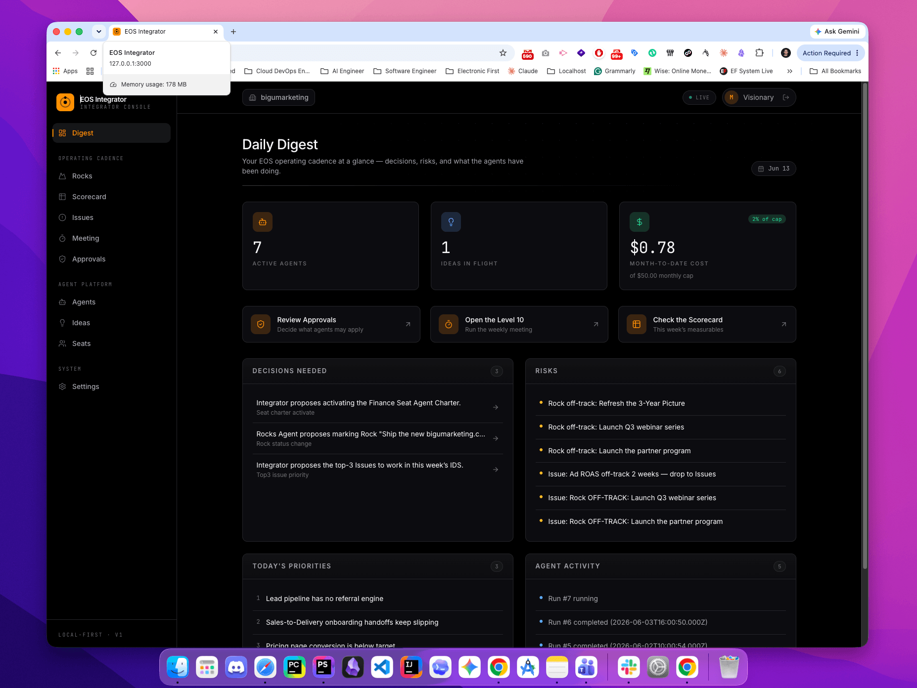 AI Business Operating System — Local-First AI Workforce Platform