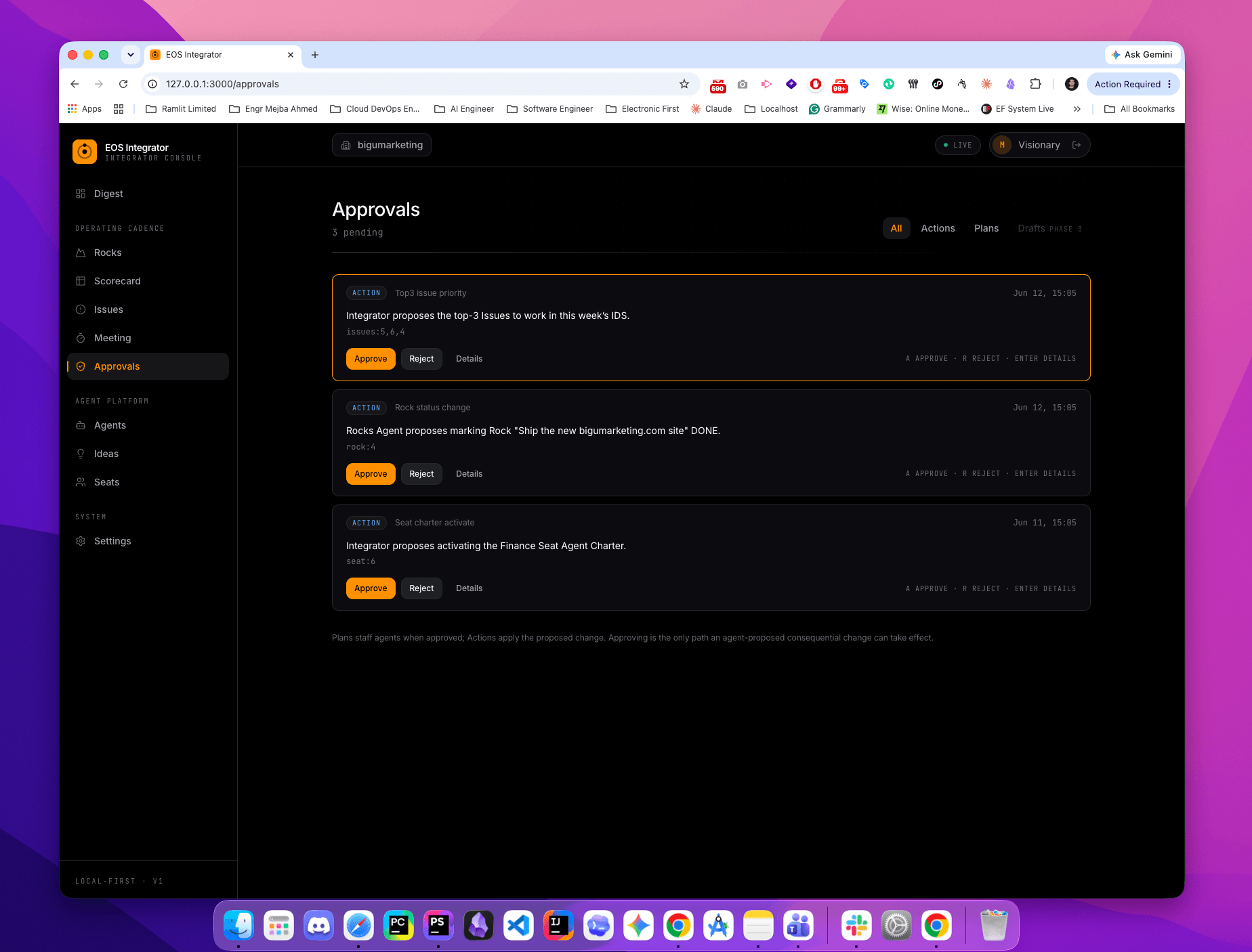AI Business Operating System — Local-First AI Workforce Platform - Screenshot 4