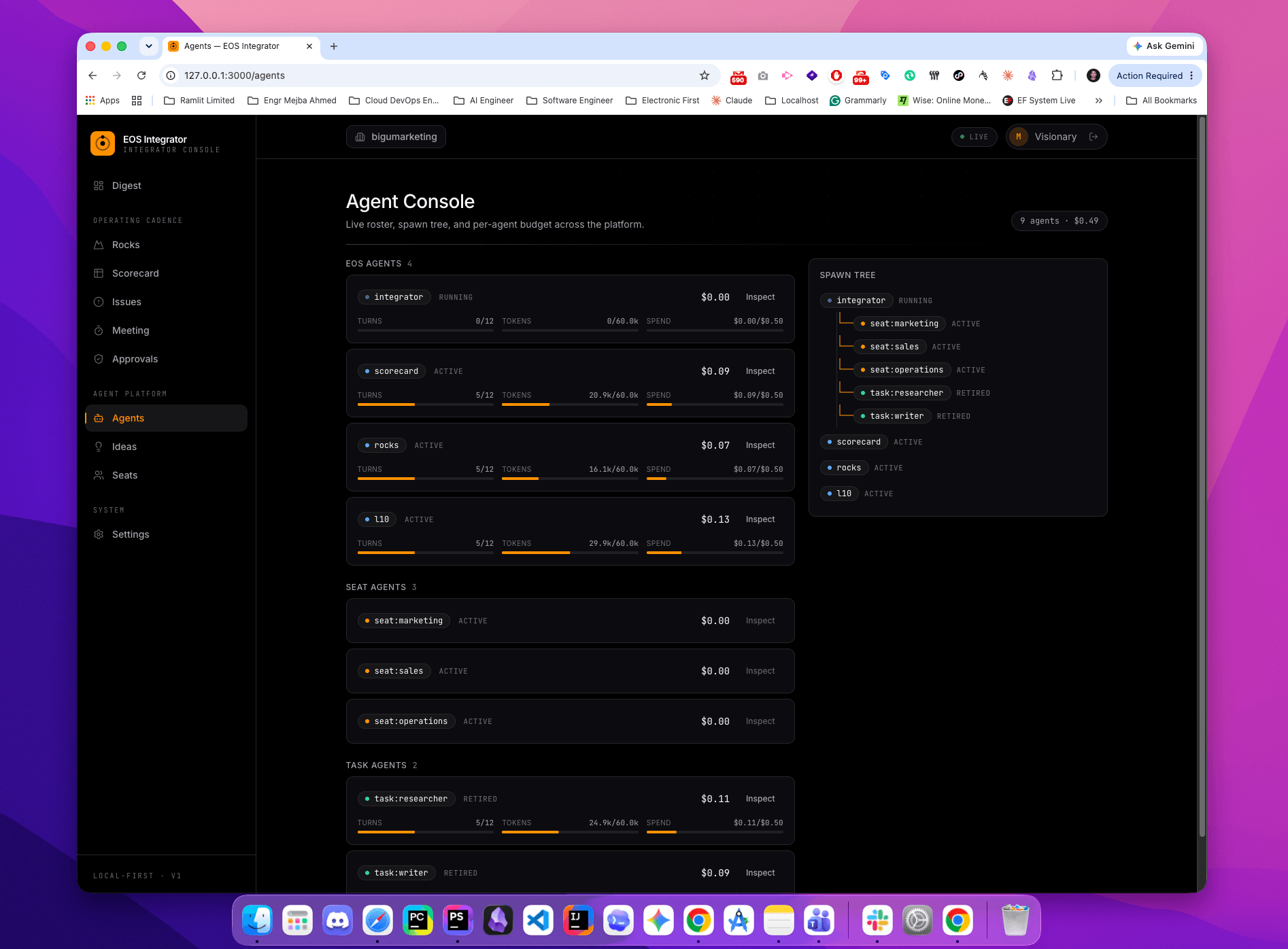 AI Business Operating System — Local-First AI Workforce Platform - Screenshot 5