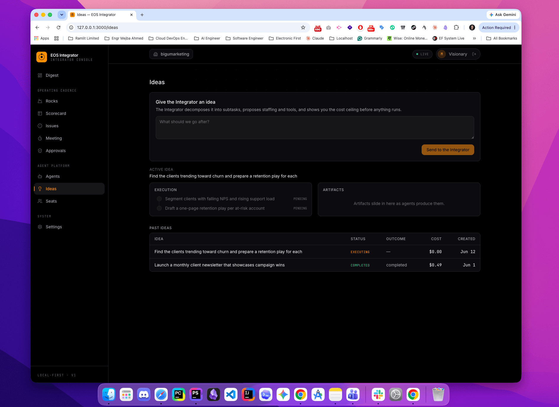 AI Business Operating System — Local-First AI Workforce Platform - Screenshot 6