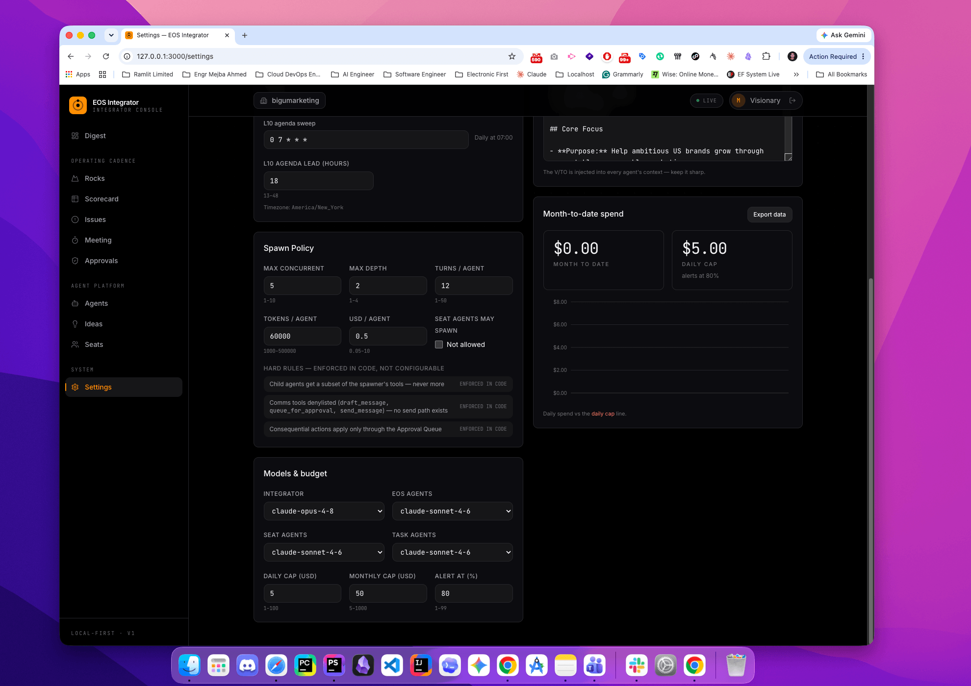 AI Business Operating System — Local-First AI Workforce Platform - Screenshot 10