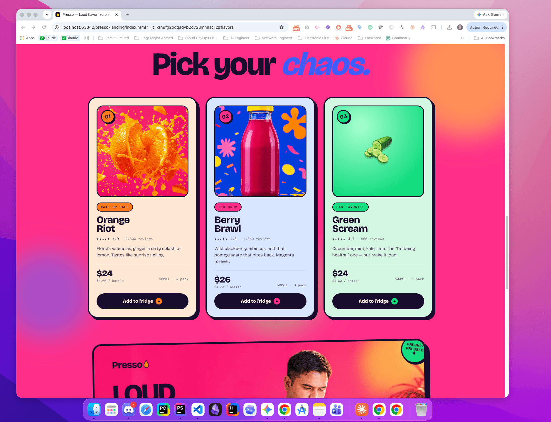 Presso — AI-Verified Landing Page with Live Browser Testing - Screenshot 5